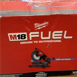 LIKE NEW Milwaukee M18 FUEL 18V Lithium-Ion Brushless Cordless 12 in. Dual Bevel Sliding Compound Miter Saw (Tool-Only)