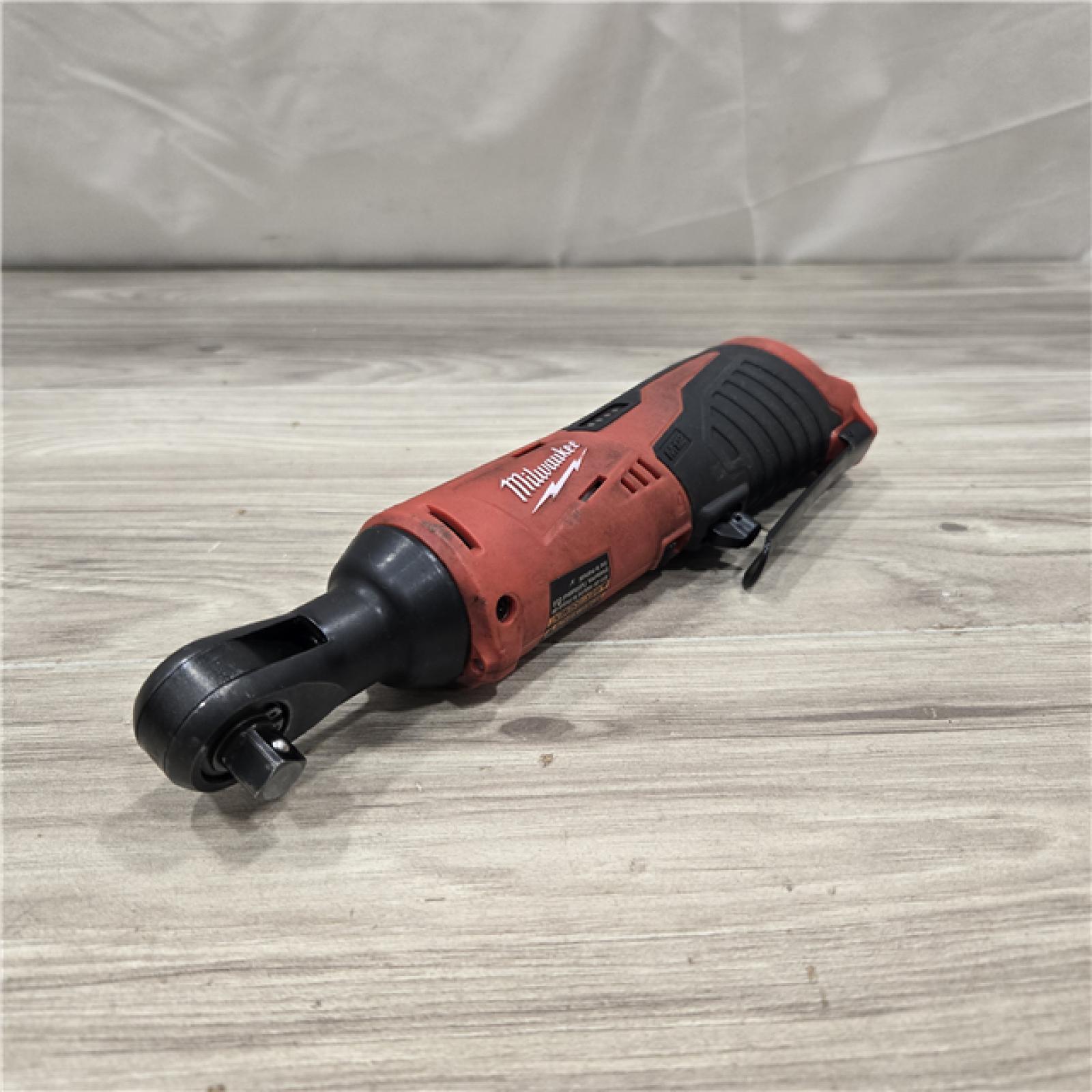 AS-IS MILWAUKEE 2457-20 .38 in. M12 Cordless Ratchet (Tool-Only)