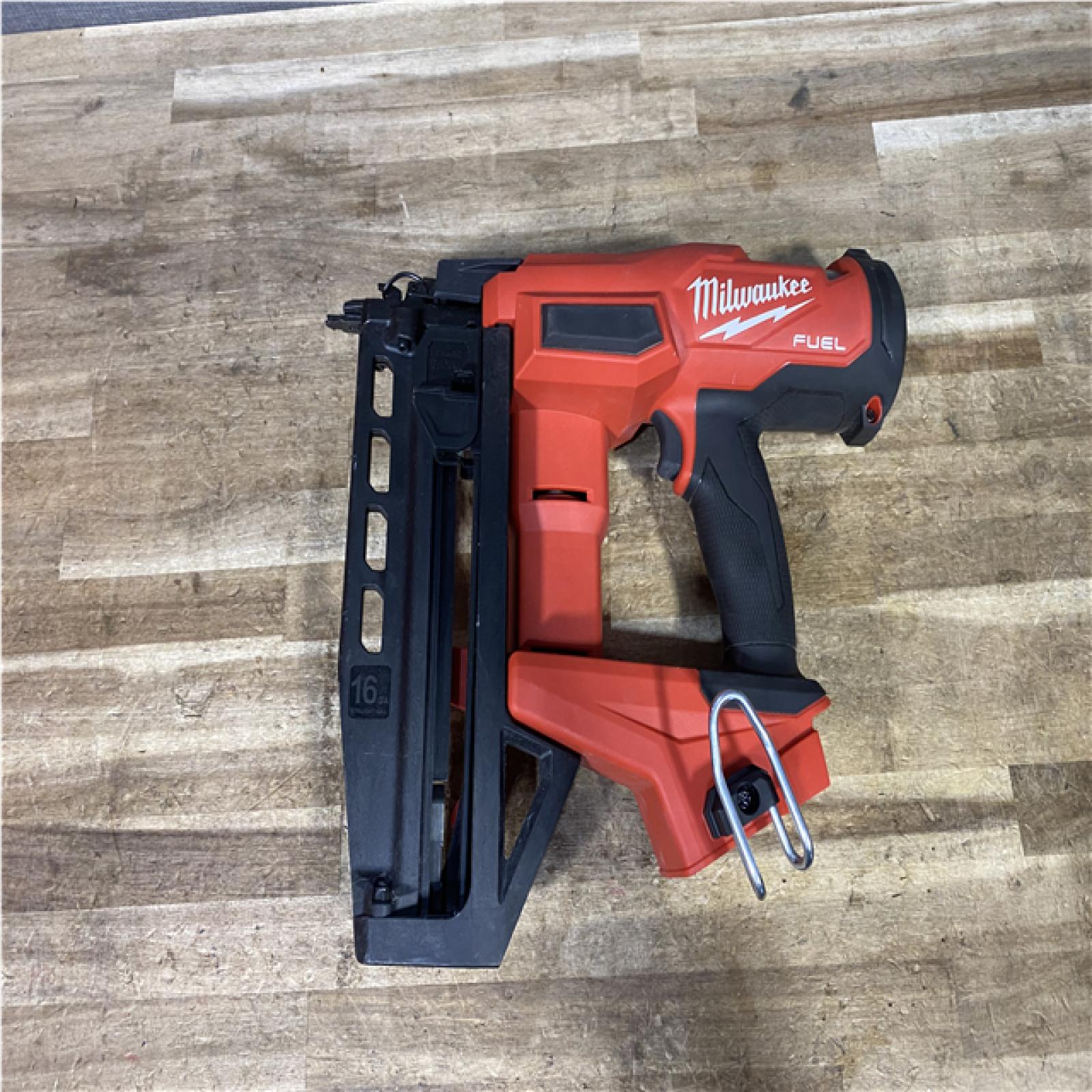 Houston Location AS-IS Milwaukee FUEL 18-Volt Lithium-Ion Brushless Cordless Gen ll 16-Gauge Straight Finish Nailer (Tool Only)