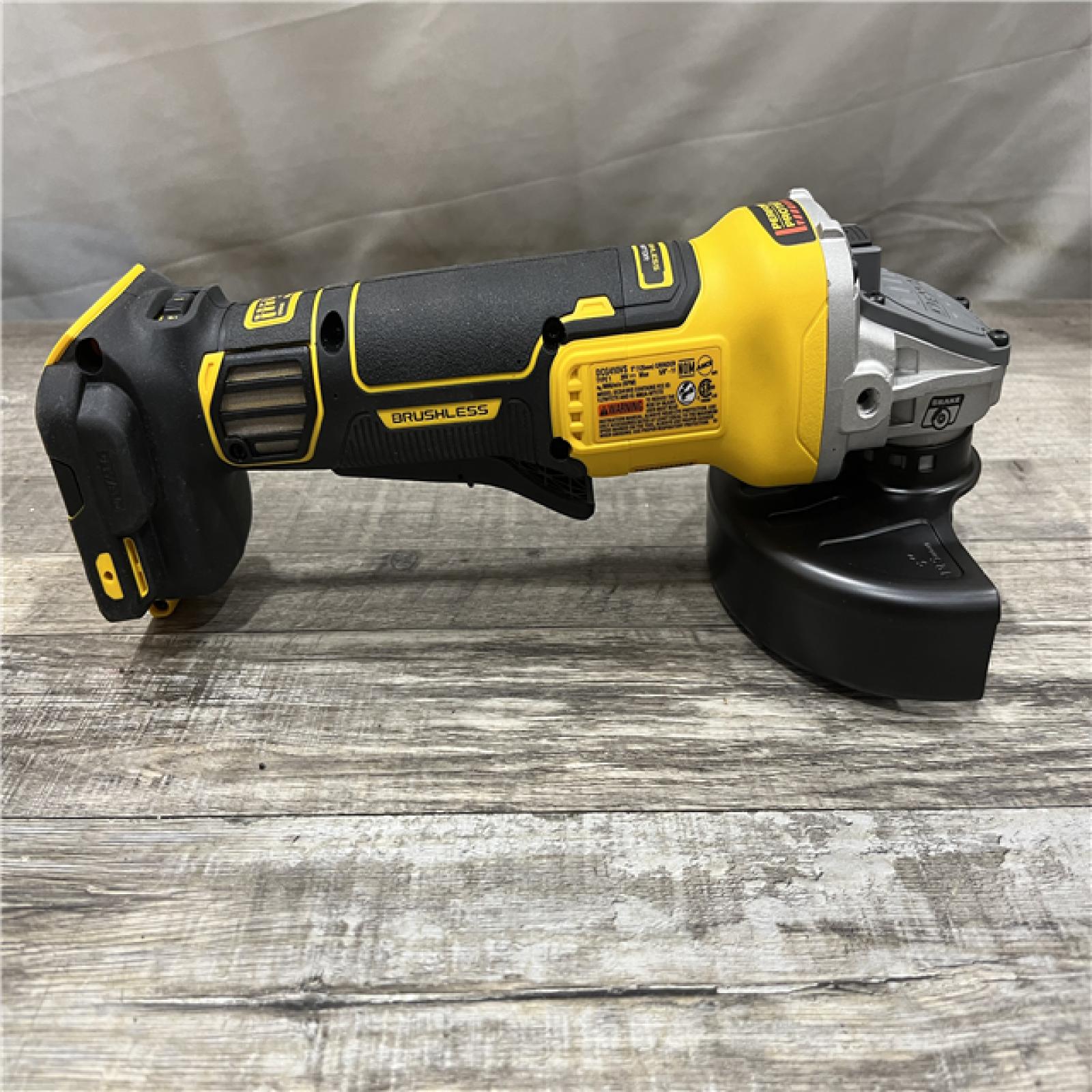 AS-IS DEWALT 20V XR Cordless 4-1/2. in. to 5 in. Variable Speed Angle Grinder (Tool Only)