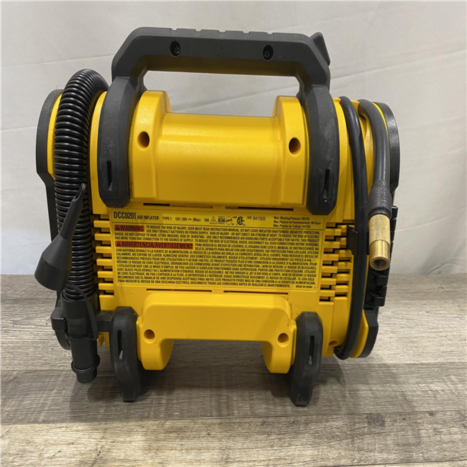 AS-IS DEWALT 20V MAX Cordless Electric Portable Inflator (Tool Only)