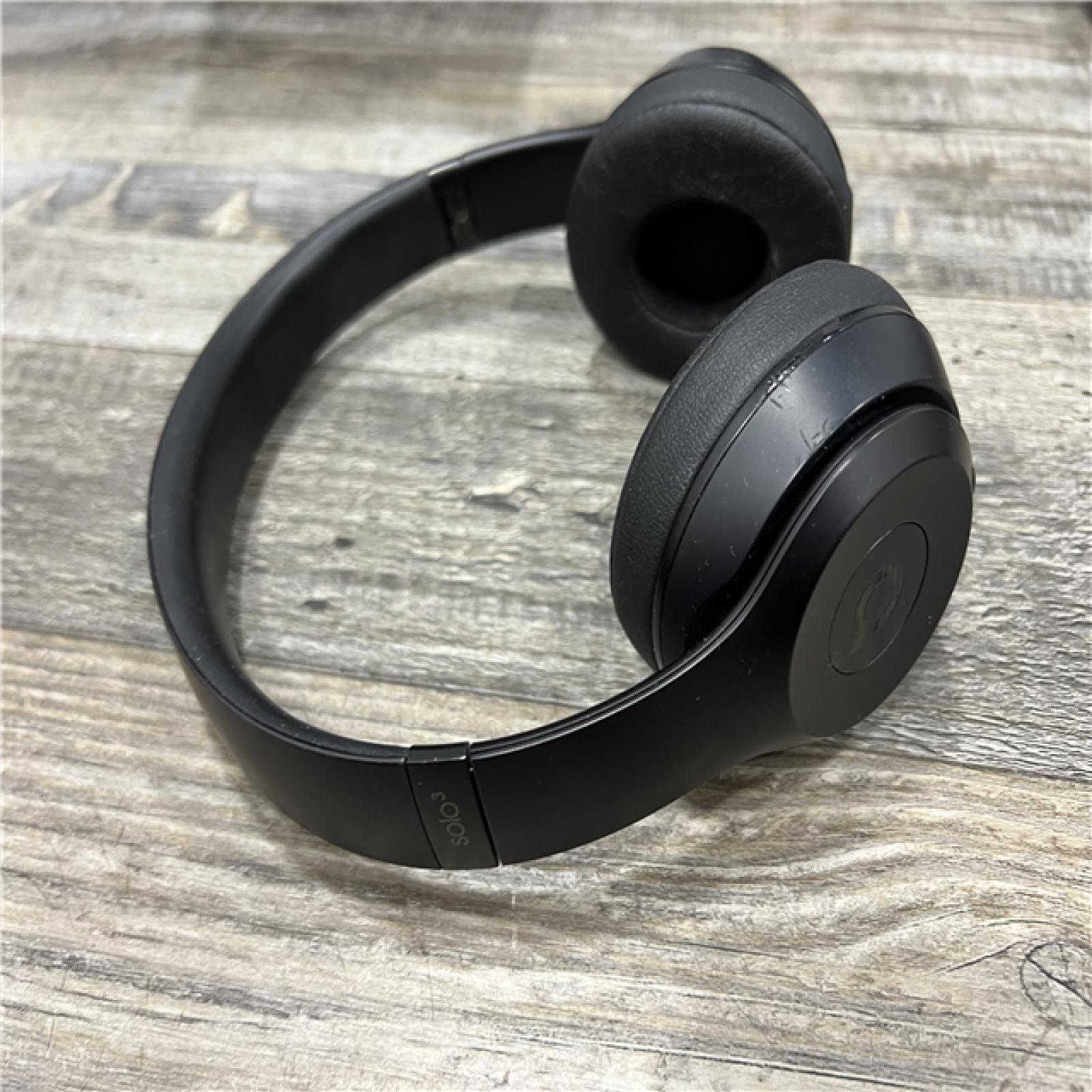 AS-IS Beats Solo3 Wireless On-Ear Headphones - Black