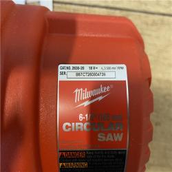 AS IS- Milwaukee 18V Lithium-Ion Cordless 6-1/2 in. Circular Saw (Tool-Only)