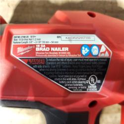 HOUSTON LOCATION - AS-IS Milwaukee FUEL 18-Volt Lithium-Ion Brushless Cordless Gen II 18-Gauge Brad Nailer (Tool-Only)