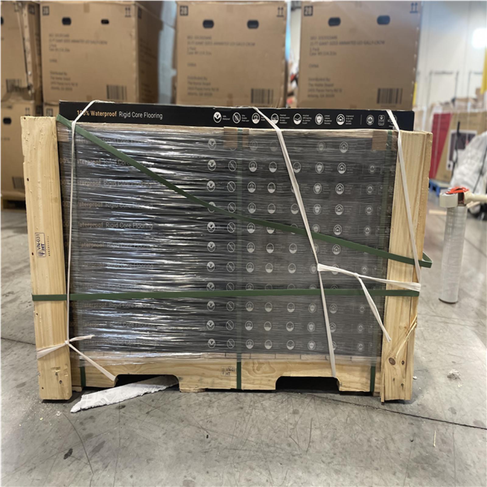 DALLAS LOCATION- NEW! MSI Benson Ash 22 MIL x 8.98 in. W x 48.03 in. L Waterproof Flooring (23.95 sq. ft./Case)(35 CASES)