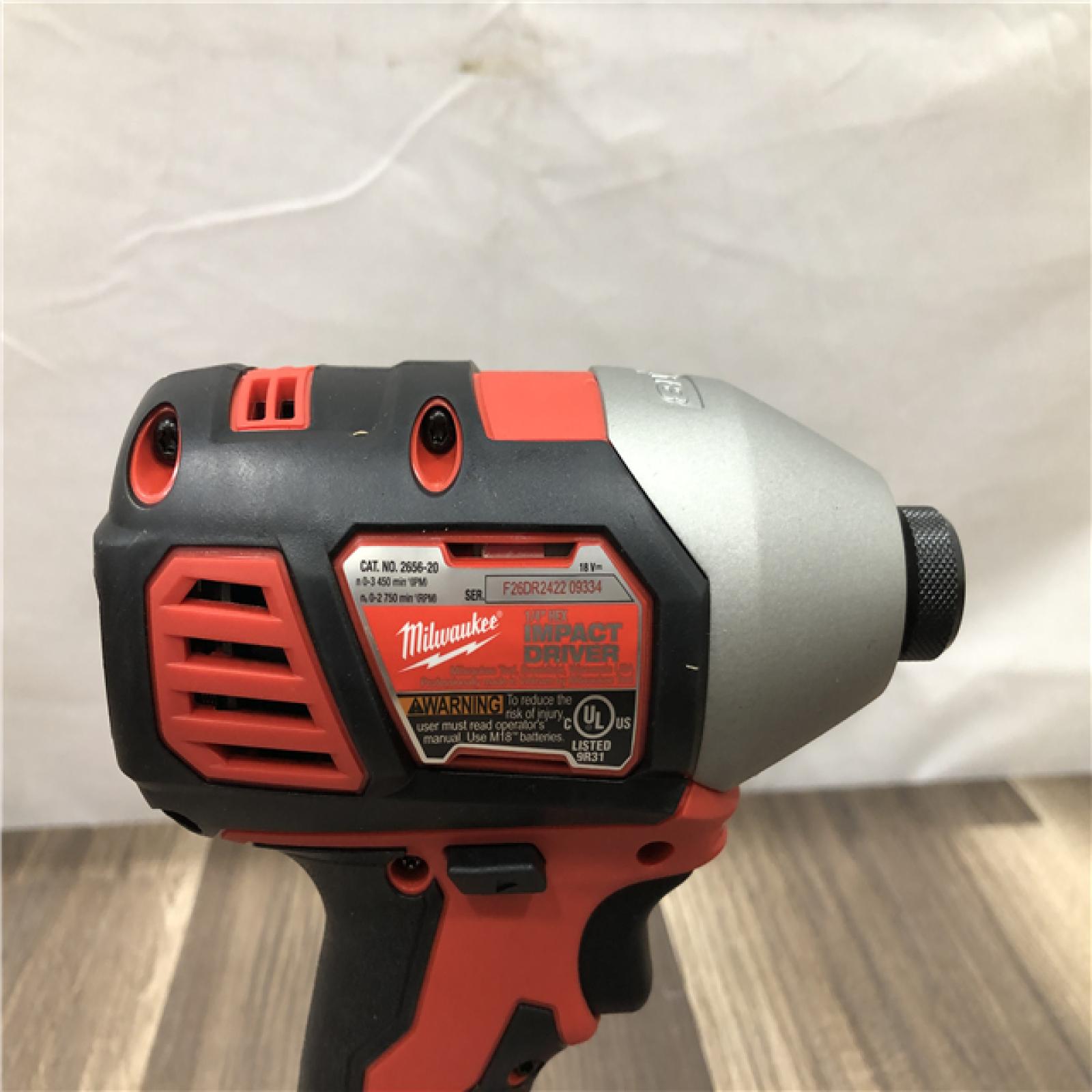 AS-IS Milwaukee 18V Lithium-Ion Cordless Drill Driver/Impact Driver Combo Kit