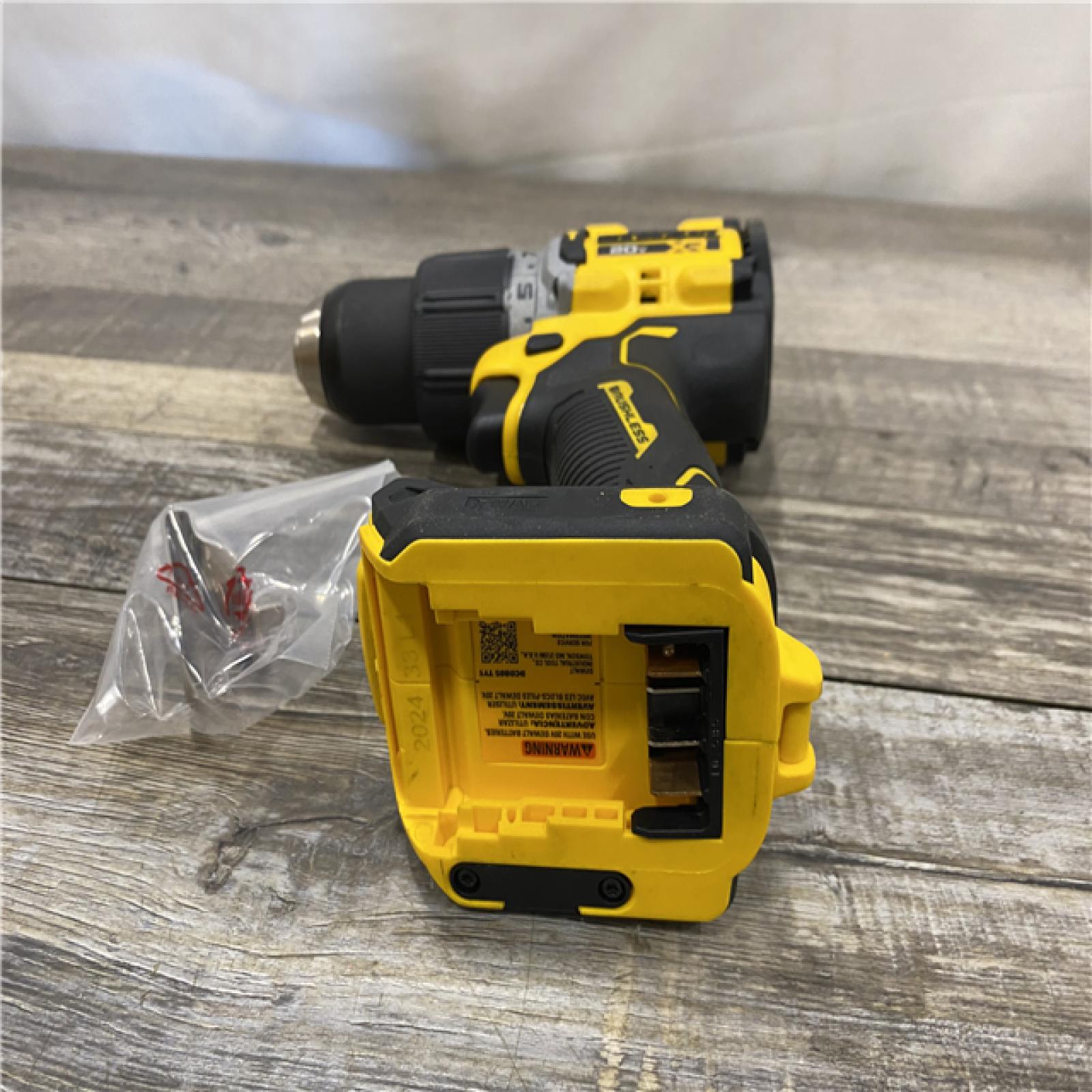 AS-IS DEWALT 20V Compact Cordless 1/2 in. Hammer Drill (Tool-Only)