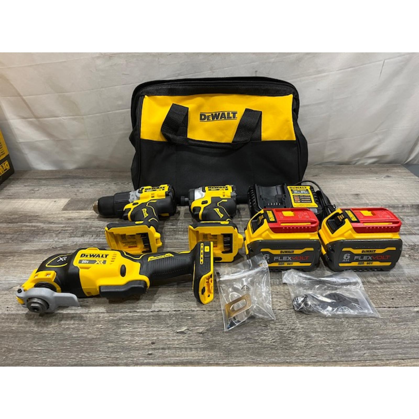 AS-IS DEWALT 20V MAX Lithium-Ion Cordless 3-Tool Combo Kit