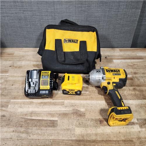 HOUSTON LOCATION - AS - IS DEWALT 20V MAX Lithium-Ion Cordless 1/2 in. Impact Wrench Kit