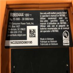 AS-IS RIDGID 18V Brushless Cordless Compact Router (Tool Only)