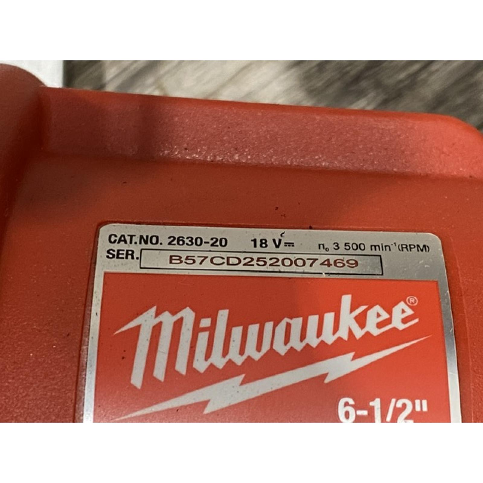 AS-IS Milwaukee 18V Lithium-Ion Cordless 6-1/2 in. Circular Saw (Tool-Only)