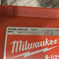 AS-IS Milwaukee 18V Lithium-Ion Cordless 6-1/2 in. Circular Saw (Tool-Only)