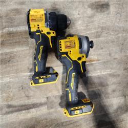 HOUSTON LOCATION - AS-IS DEWALT 2 TOOL COMBO KIT W/ (2) BATTERY & CHARGER