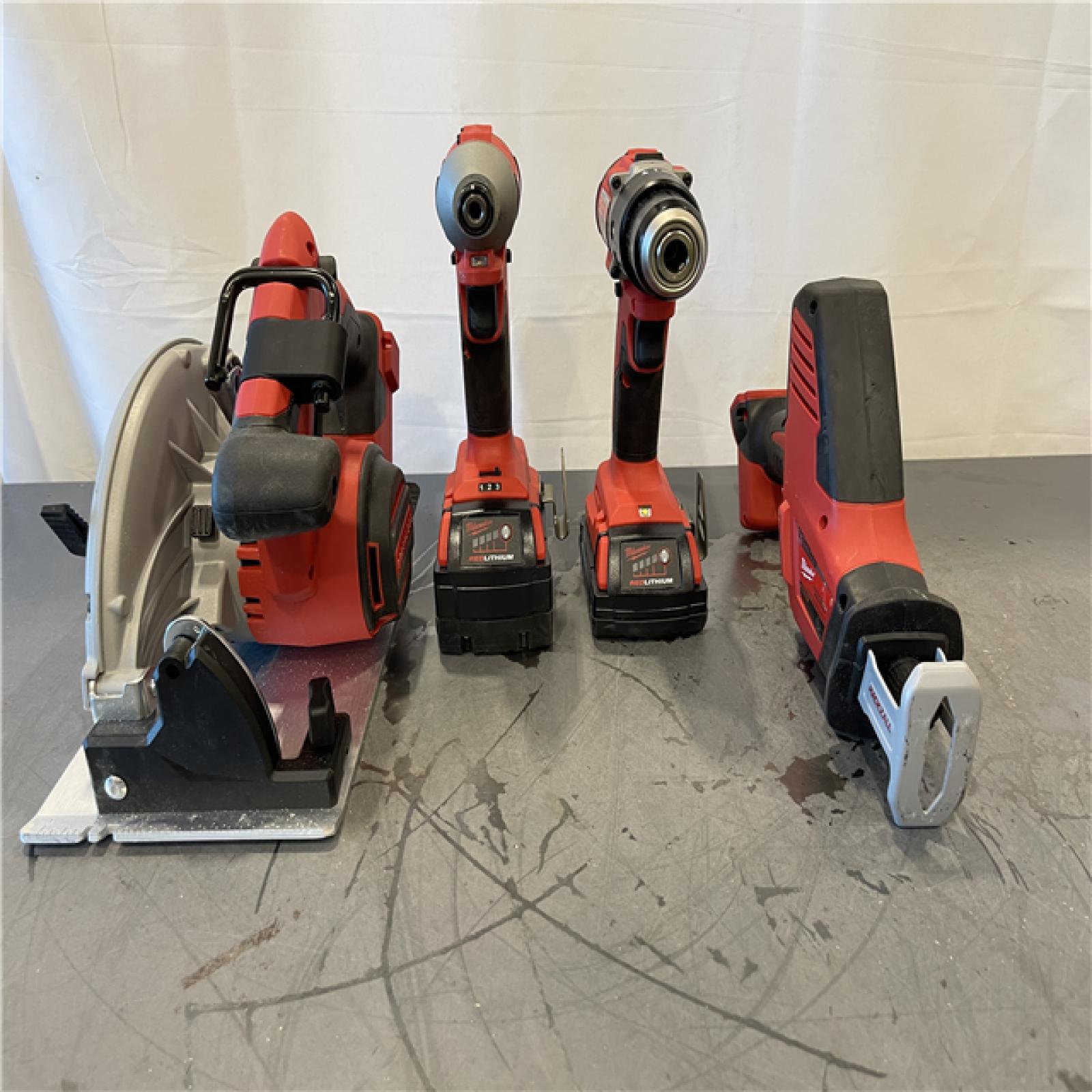 AS-IS - Milwaukee M18 18-Volt Lithium-Ion Brushless Cordless Combo Kit