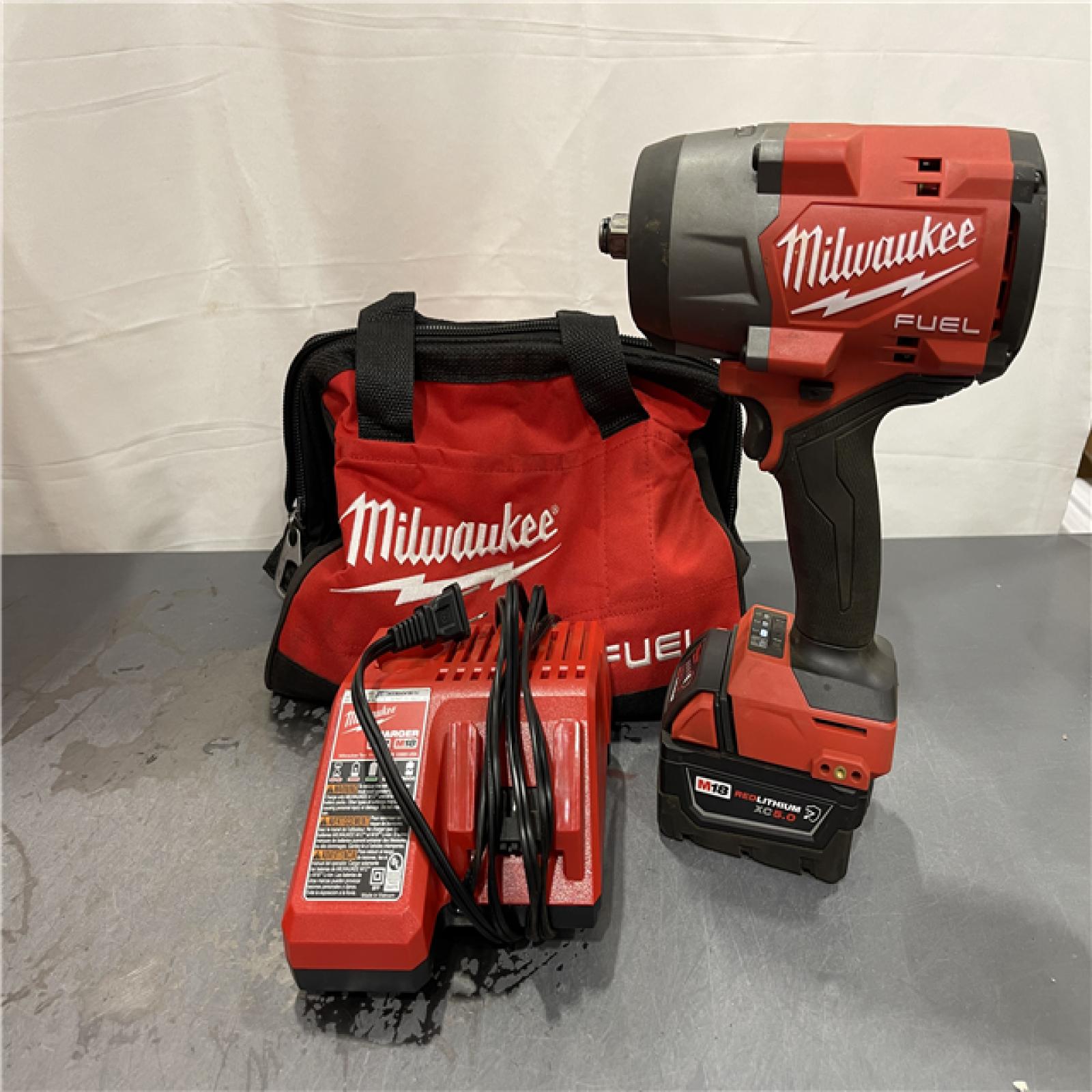 AS-IS - Milwaukee M18 FUEL 1/2 High Torque Impact Wrench with Friction Ring Kit