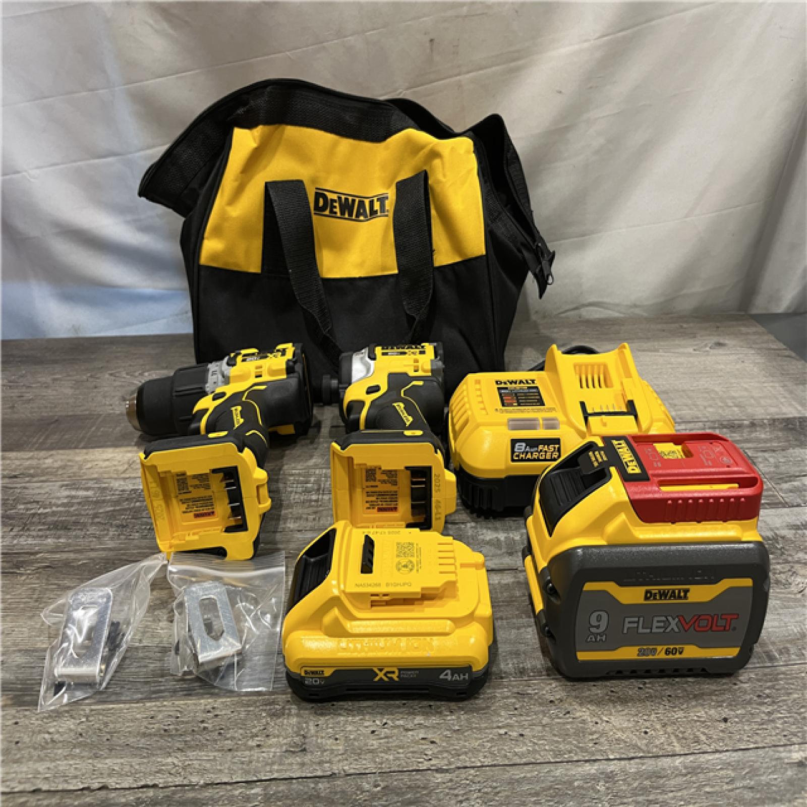 AS-IS DEWALT 20V Lithium-Ion Cordless 2-Tool Combo Kit