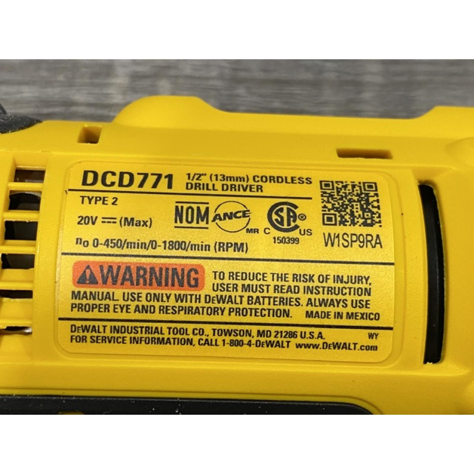 AS-IS DEWALT 20V MAX Cordless Drill/Impact 2 Tool Combo Kit