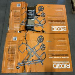 DALLAS LOCATION - RIDGID Foldable Mobile Miter Saw Stand with Mounting Braces - 2 UNITS