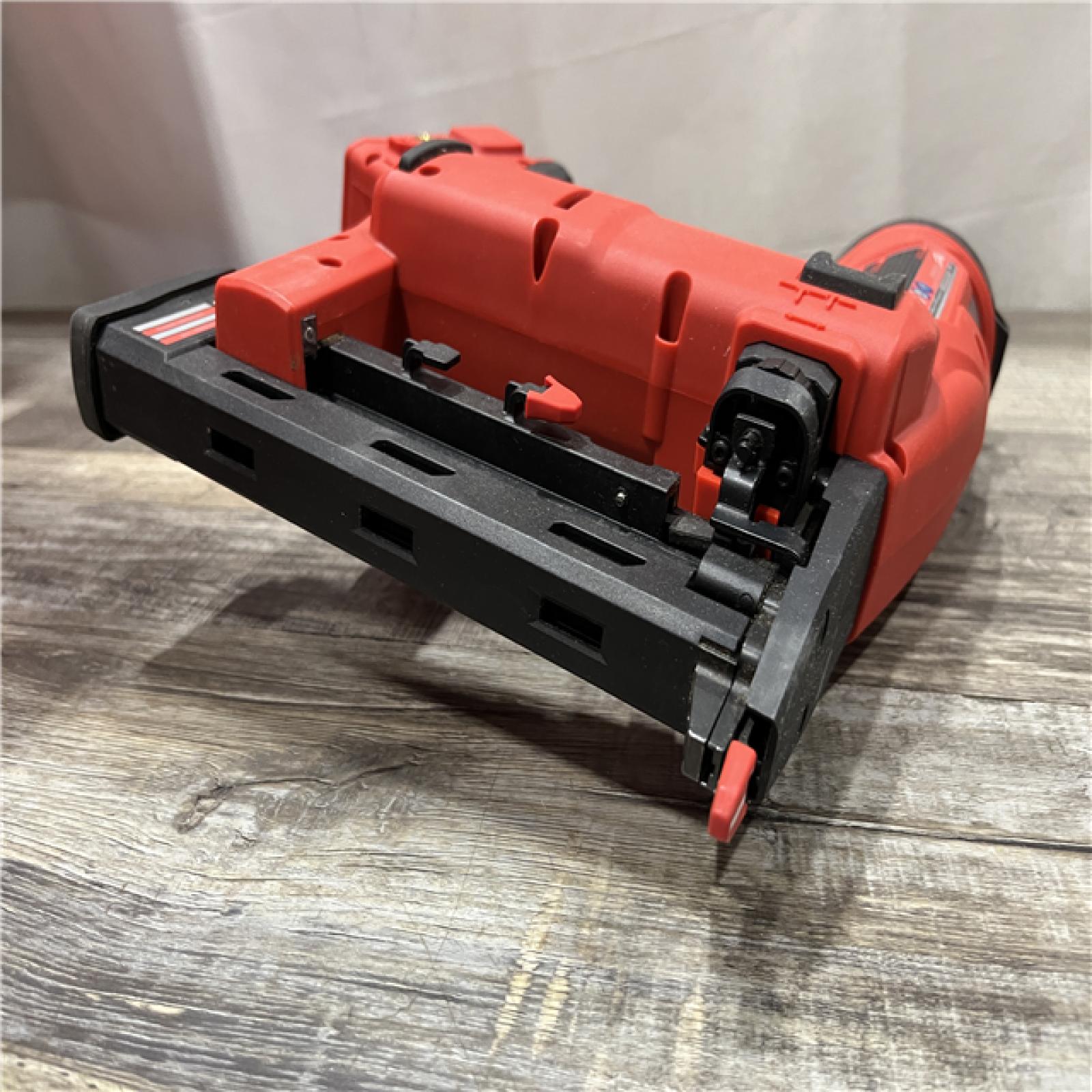 AS-IS Milwaukee FUEL 18-Volt Lithium-Ion Brushless Cordless 18-Gauge 1/4 in. Narrow Crown Stapler (Tool-Only)