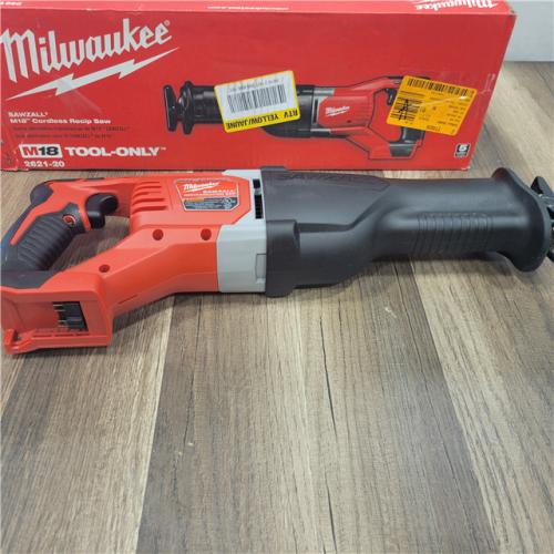 AS-IS Milwaukee  M18 SAWZALL Lithium-Ion Cordless Reciprocating Saw (Tool Only)