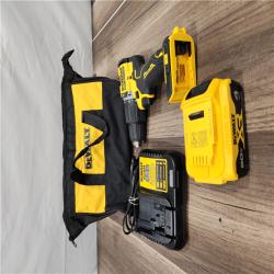 GOOD DEWALT ATOMIC 20-Volt Lithium-Ion Cordless 1/2 in. Compact Hammer Drill with 4.0Ah Battery, Charger and Bag
