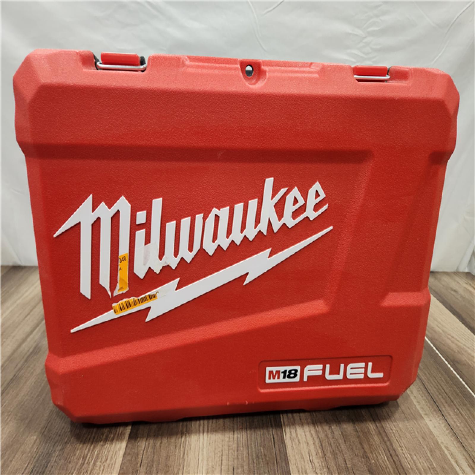 AS-IS  MILWAUKEE FUEL 18V Lithium-Ion Brushless Cordless Hammer Drill and Impact Driver Combo Kit (2-Tool) with 2 Batteries