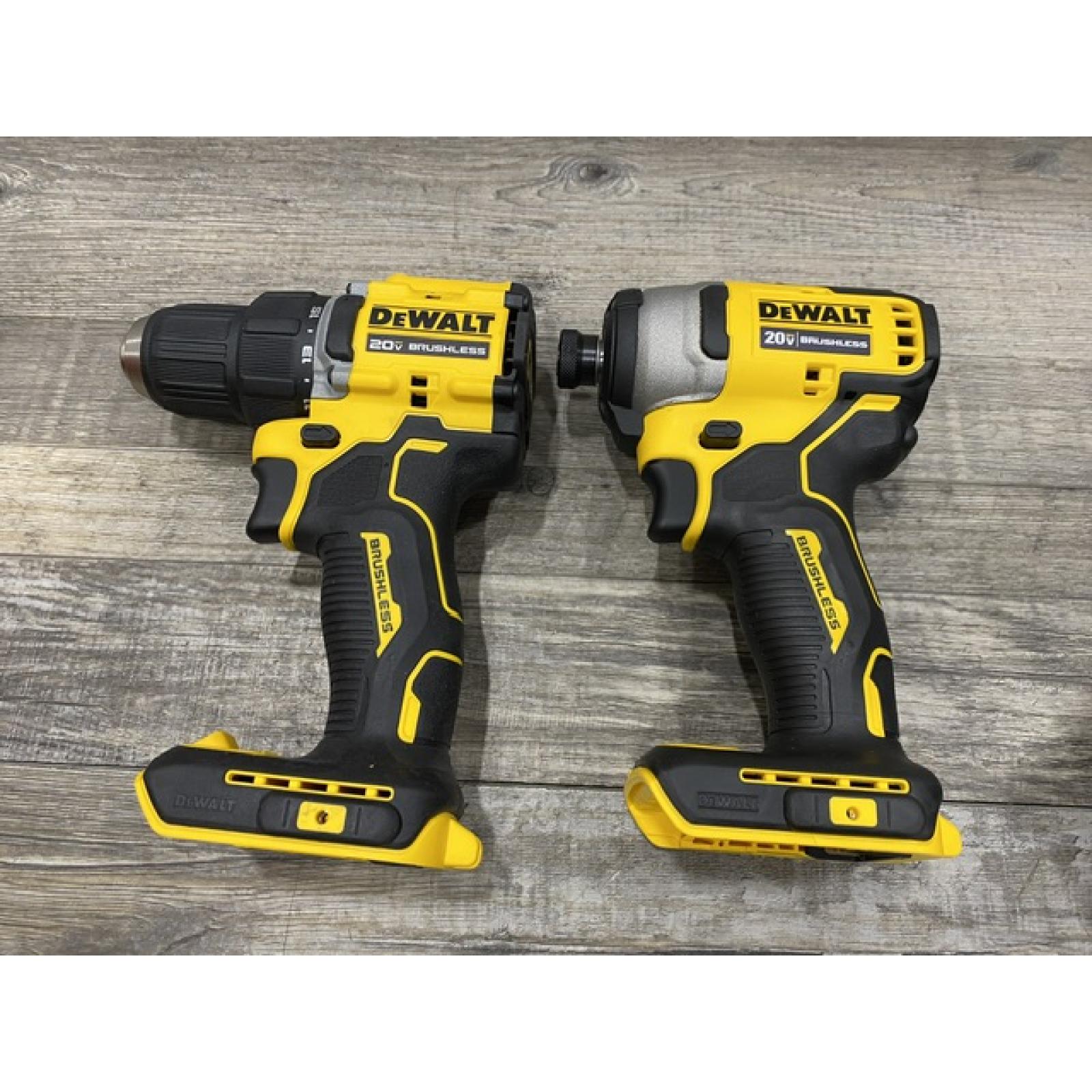 AS-IS DEWALT ATOMIC 20-Volt MAX Lithium-Ion Cordless Combo Kit