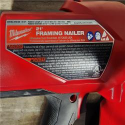 HOUSTON LOCATION - AS-IS Milwaukee 2744-20 M18 FUEL 3-1/2 in. 18-Volt 21-Degree Lithium-Ion Brushless Cordless Framing Nailer (Tool-Only)