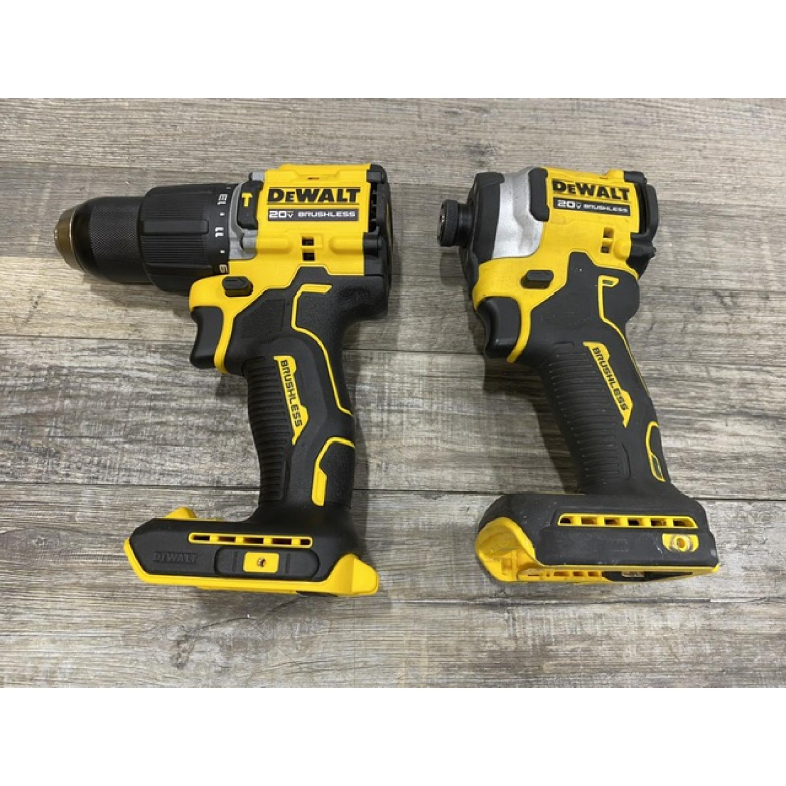 AS-IS DEWALT ATOMIC 20V MAX Lithium-Ion Cordless 2-Tool Combo Kit