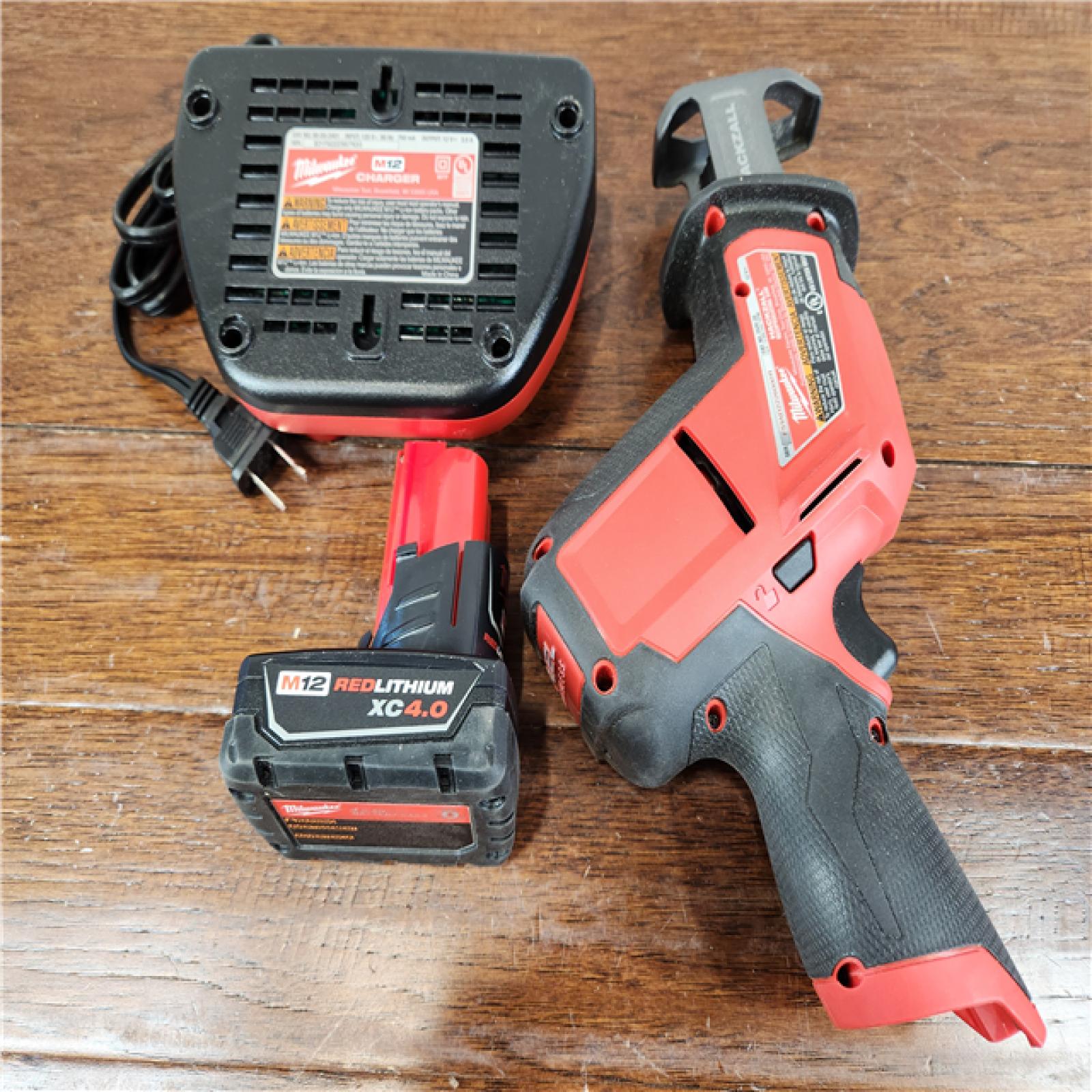 AS-IS Milwaukee M12 FUEL Brushless Cordless HACKZALL Reciprocating Saw Kit