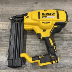 AS-IS DEWALT 20V MAX XR Lithium-Ion Electric Cordless 18-Gauge Brad Nailer (Tool Only)