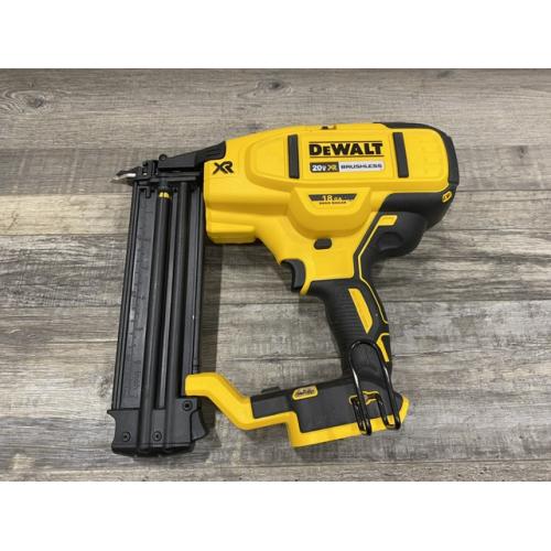 AS-IS DEWALT 20V MAX XR Lithium-Ion Electric Cordless 18-Gauge Brad Nailer (Tool Only)