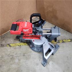 HOUSTON LOCATION - AS-IS Milwaukee 2733-20 M18 Fuel 7-1/4 Dual Bevel Sliding Compound Miter Saw  Tool Only