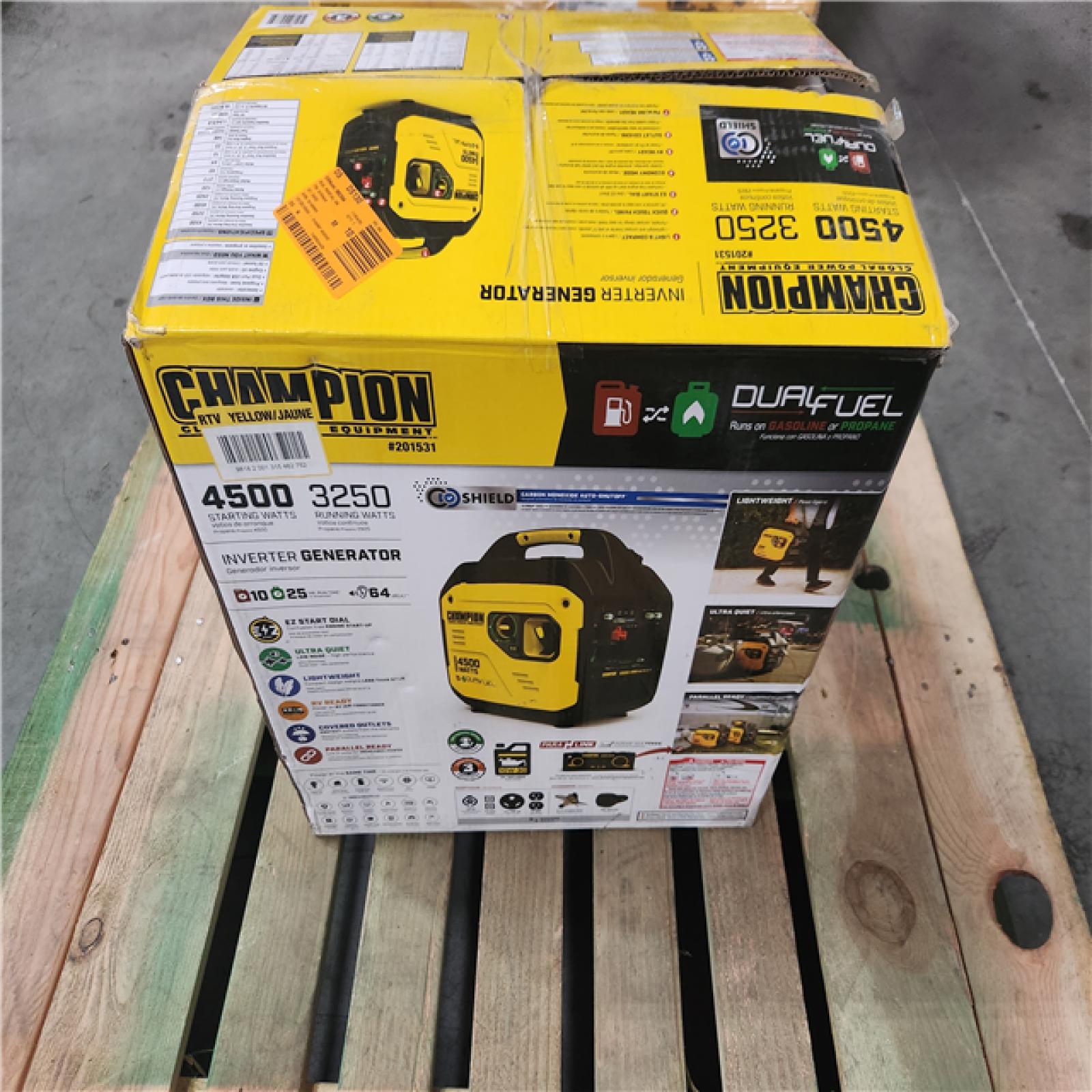 CALIFORNIA AS-IS CHAMPION GENERATOR