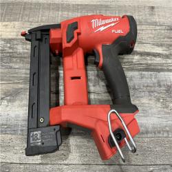 AS-IS Milwaukee FUEL 18-Volt Lithium-Ion Brushless Cordless 18-Gauge 1/4 in. Narrow Crown Stapler (Tool-Only)