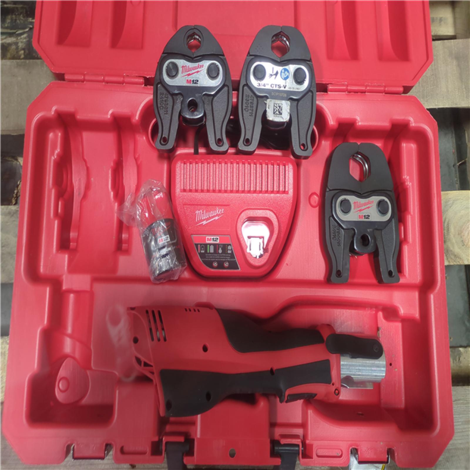 CALIFORNIA AS-IS M12 Press Tool Kit w/ battery