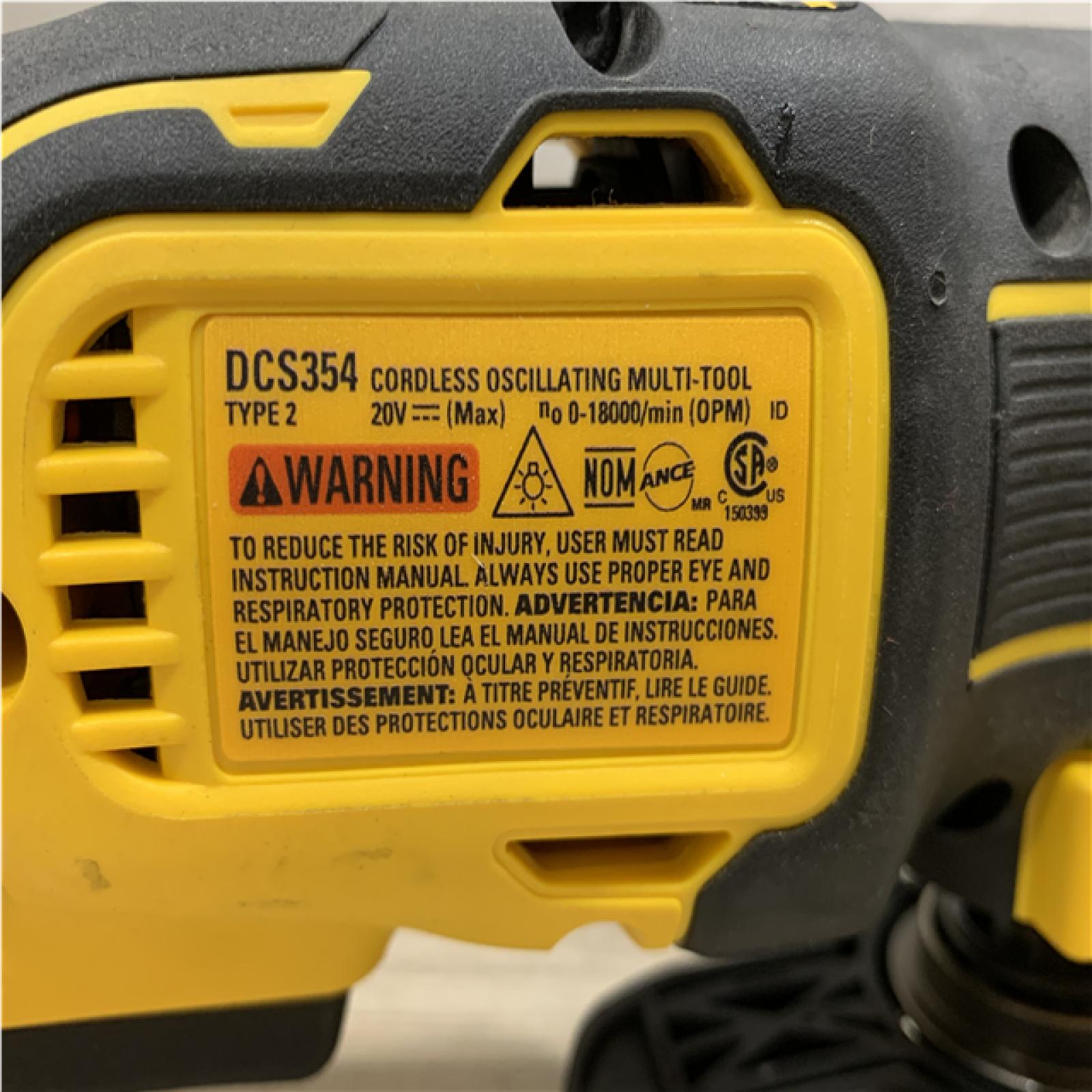 AS-IS DEWALT ATOMIC 20V MAX* Cordless Oscillating Multi Tool (Tool-Only)