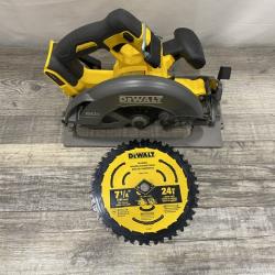 AS-IS DEWALT FLEXVOLT 60V MAX Cordless Brushless 7-1/4 in. Circular Saw with Brake (Tool Only)