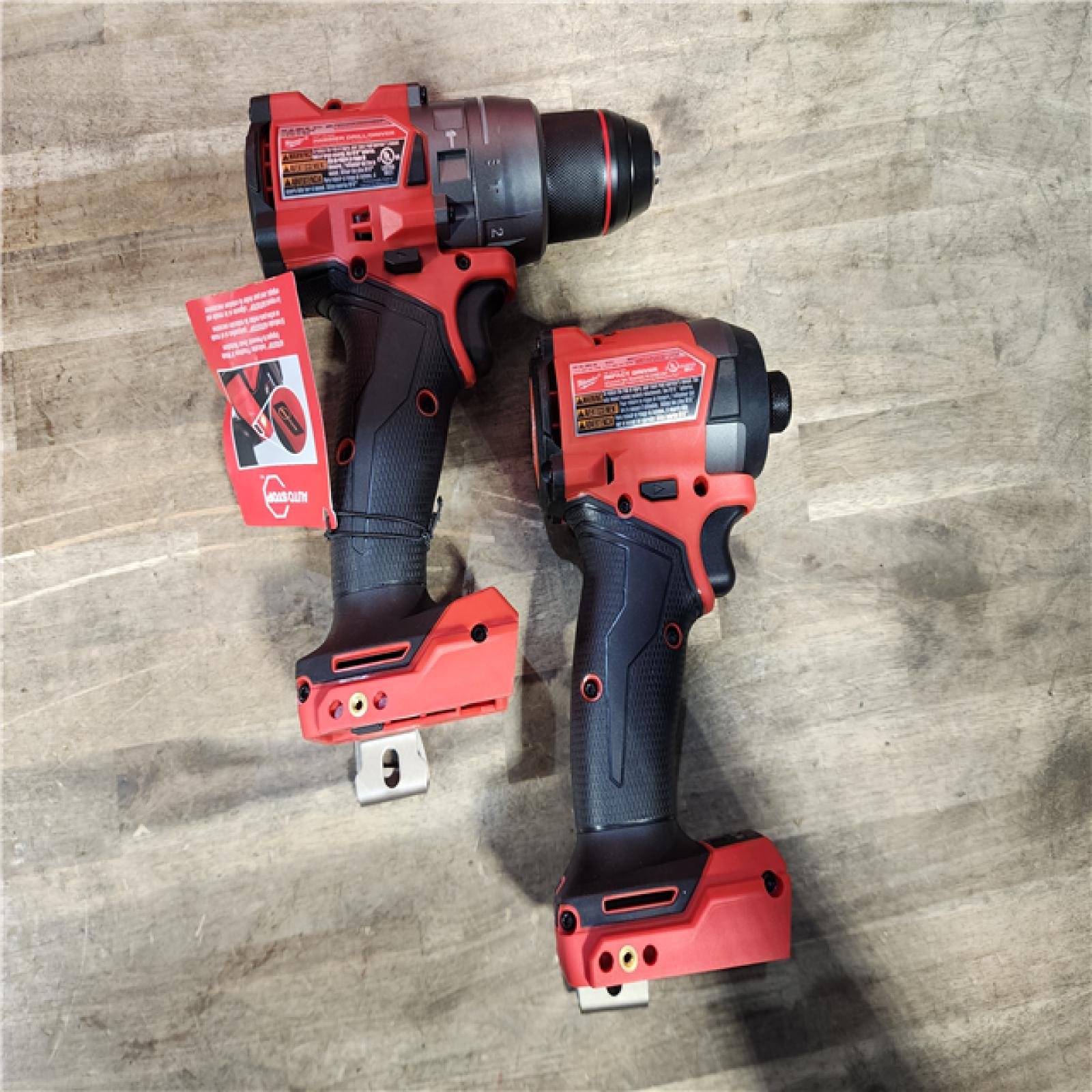 HOUSTON LOCATION - AS-IS (APPEARS LIKE NEW) MILWAUKEE FUEL 18V Lithium-Ion Brushless Cordless Hammer Drill and Impact Driver Combo Kit