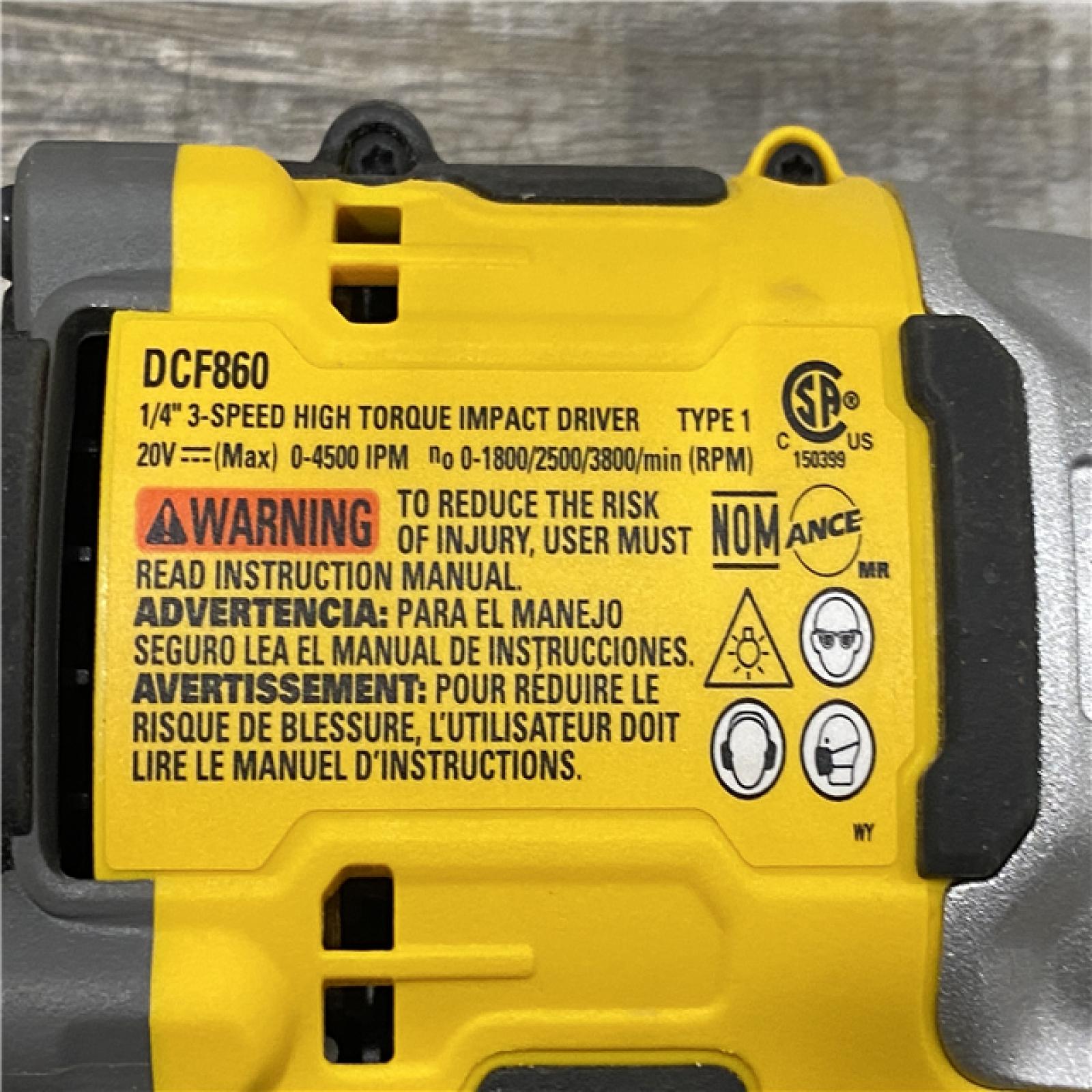 AS-IS DEWALT 20V MAX XR Cordless Impact Driver (Tool Only)