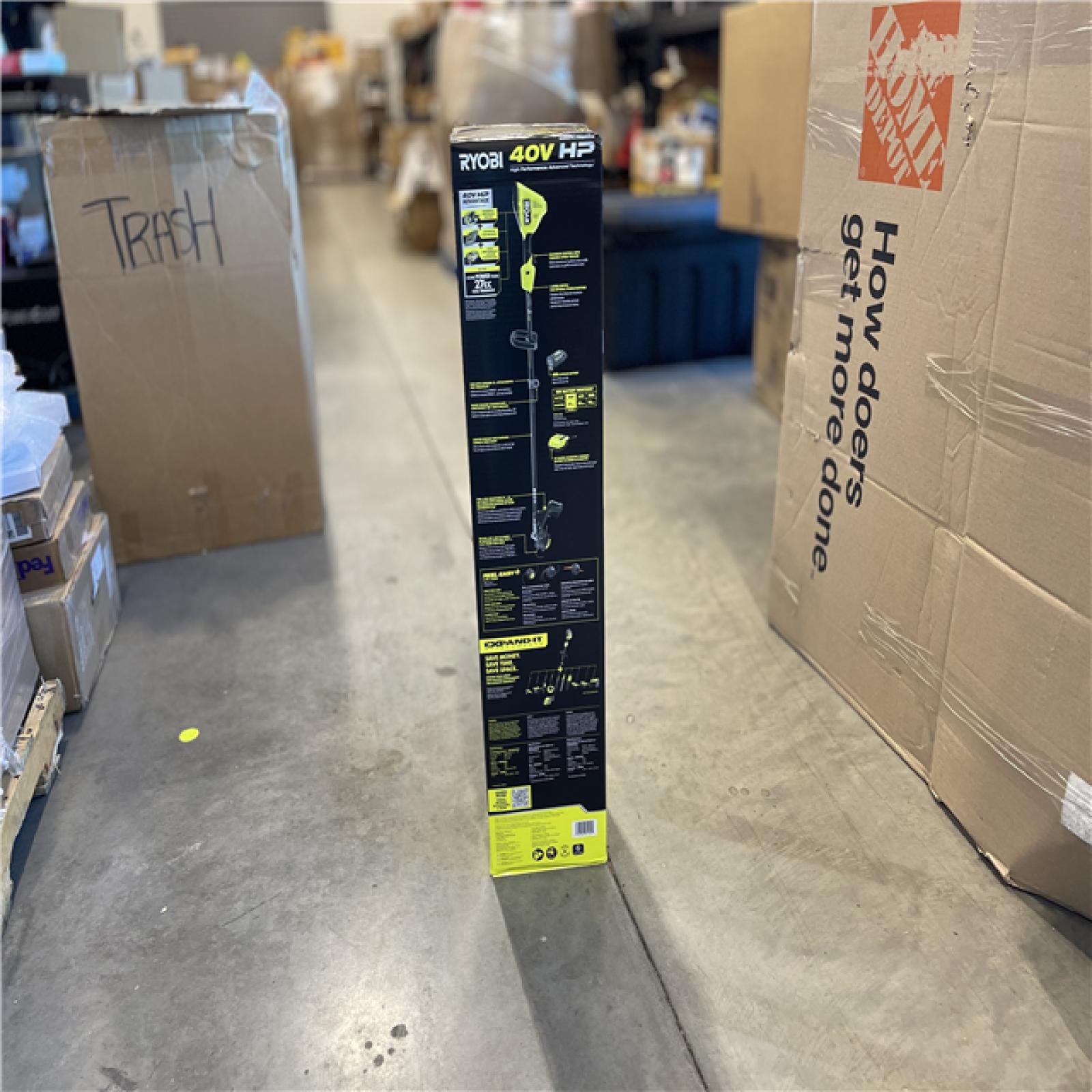 NEW! - 40V HP Brushless 16 in. Cordless Carbon Fiber Shaft Attachment Capable String Trimmer with 4.0 Ah Battery and Charger