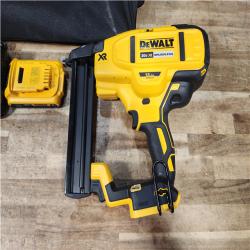 HOUSTON LOCATION - AS - IS DEWALT 20V MAX XR Lithium-Ion Cordless 18-Gauge Narrow Crown Stapler Kit