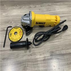AS-IS DEWALT 11 Amp Corded 4.5 in. Small Angle Grinder