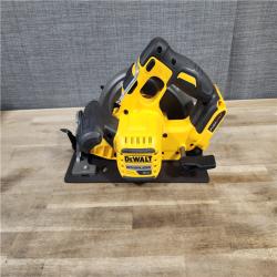 HOUSTON LOCATION - AS-IS (APPEARS LIKE NEW) DeWALT Flexvolt Max 7-1/4  60V Brushless Circular Saw DCS578B (Bare Tool)