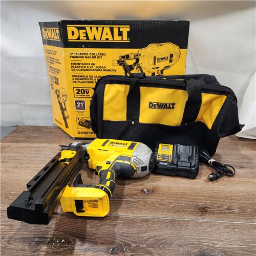 AS-IS DeWalt 20V MAX XR Brushless Cordless 2-Speed 21° Plastic Collated Framing Nailer