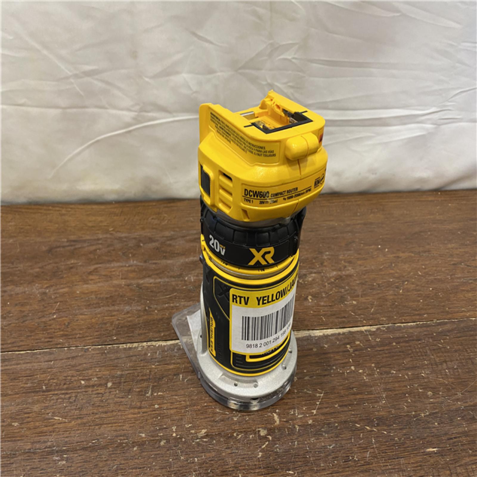 AS-IS Dewalt 20V MAX XR Brushless Cordless Compact Router (Tool Only)