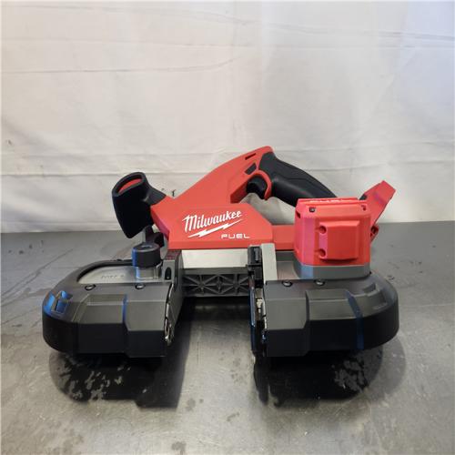 AS-IS- Milwaukee FUEL 18V Lithium-Ion Brushless Cordless Compact Bandsaw (Tool-Only)