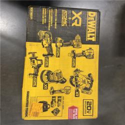AS-IS DEWALT 20-Volt MAX Lithium-Ion Cordless 7-Tool Combo Kit with 2.0 Ah Battery, 5.0 Ah Battery and Charger
