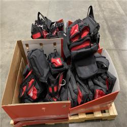 Dallas Location - NEW- Milwaukee General Contractor Work Waist Tool Belt with Suspension Rig(Lot Of 14)