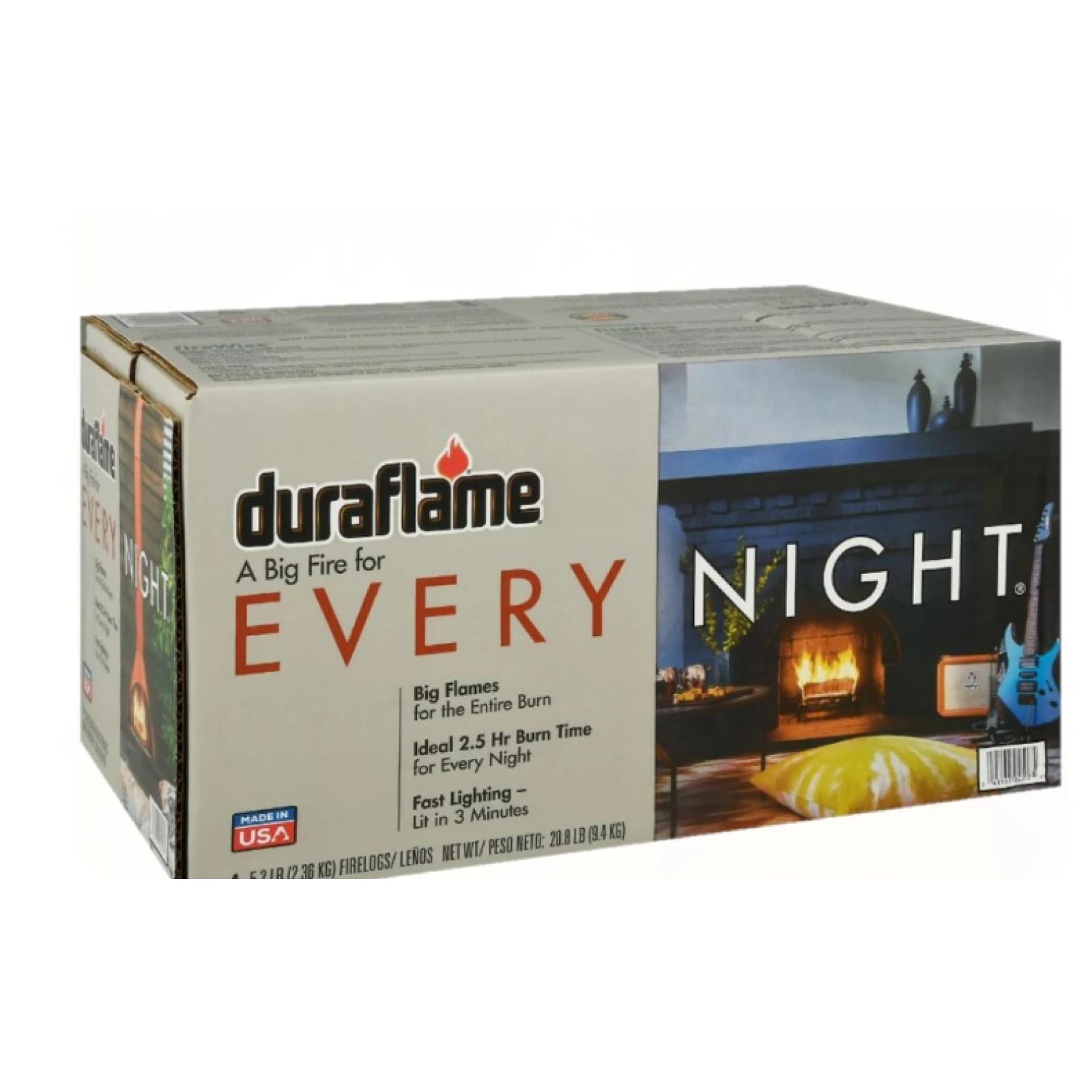 DALLAS LOCATION- DURAFLAME EVERY NIGHT FIRE LOGS PALLET (82 UNITS)
